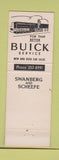 Matchbook Cover - Swanberg and Scheefe Buick Minneapolis MN