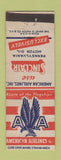 Matchbook Cover - Sinclair oil gas American Airlines WEAR