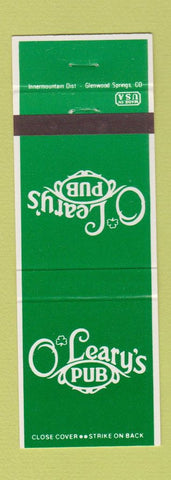 Matchbook Cover - O'Leary's Pub Irish