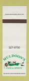 Matchbook Cover - Muldoon's Food Spirits