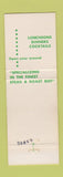 Matchbook Cover - Mitchell's Steak and Rib House Hyannis MA