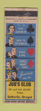 Matchbook Cover - Jug's Club Sutherlin OR WEAR