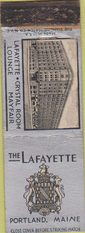 Matchbook Cover - Lafayette Portland ME WEAR