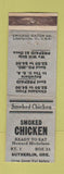 Matchbook Cover - Smoked Chicken Sutherlin OR WEAR