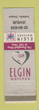 Matchbook Cover - Elgin Watches Ed Bender Sutherlin OR