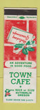 Matchbook Cover - Town Cafe Sutherlin OR Christmas WEAR