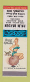 Matchbook Cover - Palm Garden Columbus OH SAMPLE pinup