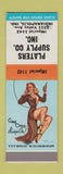 Matchbook Cover - Platers Suply Indianapolis IN SAMPLE pinup