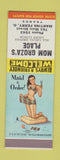 Matchbook Cover - Mom Groza's Place Martins Ferry OH low phone # SAMPLE pinup
