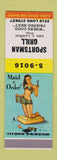 Matchbook Cover - Sportsman Grill  SAMPLE pinup