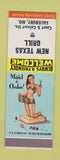 Matchbook Cover - New Texas Grill Salisbury MD SAMPLE pinup