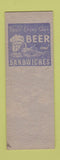 Matchbook Cover - Miller's Motel Lincoln PA SAMPLE pinup