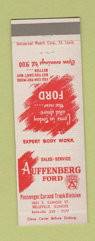 Matchbook Cover - Auffenberg Ford Belleville IL