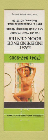 Matchbook Cover - East Independence Book Store Mathews NC porn pinup