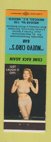 Matchbook Cover - Nuevo Ciro's Bar Mexicali Mexico pinup