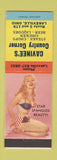 Matchbook Cover - Cavinee's Country Corner Lakeville OH pinup