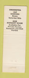 Matchbook Cover - Cavinee's Country Corner Lakeville OH pinup