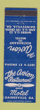 Matchbook Cover - Avion Restaurant Motel Gainesville GA