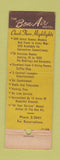 Matchbook Cover - Bon Air Hotel Augusta GA