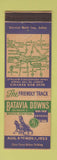 Matchbook Cover - Batavia Downs Horse Racing Batavia NY