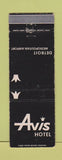 Matchbook Cover - Avis Hotel Detroit MI WEAR