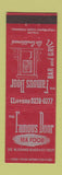 Matchbook Cover - Famous Door Restaurant Detroit MI