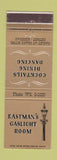 Matchbook Cover - Eastman's Gaslight Room Detroit MI