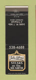 Matchbook Cover - John Laffrey's Steaks Detroit MI