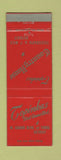 Matchbook Cover - Topinka's Detroit MI