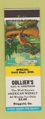 Matchbook Cover - Collier's Magazine Gail Emberson Ringgold GA