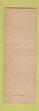 Matchbook Cover - Reliance Life Insurance Tom Penland Atlanta GA