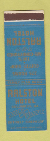Matchbook Cover - Ralston Hotel Columbus GA