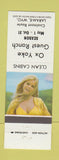 Matchbook Cover - Ox Yoke Guest Ranch Laramie WY pinup