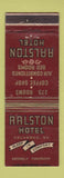 Matchbook Cover - Ralston Hotel Columbus GA WEAR