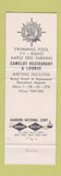 Matchbook Cover - Towers Motor Hotel Augusta GA