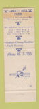 Matchbook Cover - Liberty Bell Harness Horse Racing Philadelphia PA