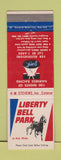 Matchbook Cover - Liberty Bell Harness Horse Racing Philadelphia PA