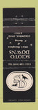 Matchbook Cover - Scioto Downs Horse Racing Columbus OH