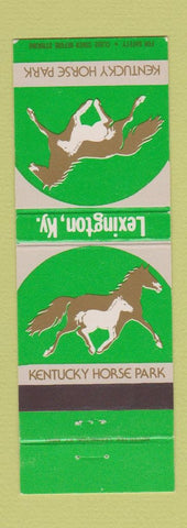 Matchbook Cover - Kentucky Horse Park Racing Lexington KY
