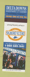 Matchbook Cover - Delta Downs Horse Racing Casino