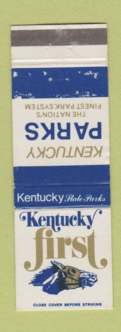 Matchbook Cover - Kentucky Horse Racing Frankfort KY