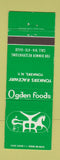 Matchbook Cover - Ogden Foods Yonkers Horse Racing harness NY
