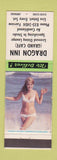 Matchbook Cover - Dragon Inn Grand Cafe Fairview AB Pinup