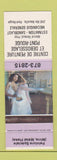 Matchbook Cover - Centre De Peinture QC pinup
