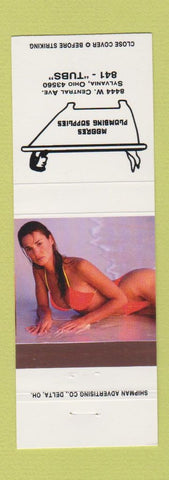 Matchbook Cover - Moores Plumbing Supply Sylvania OH pinup