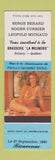 Matchbook Cover - Canada Match Club pinup Sillery QC