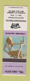 Matchbook Cover - Ameublement Vieira Montreal QC pinup