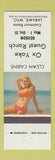Matchbook Cover - Ox Yoke Guest Ranch Laramie WY pinup