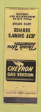 Matchbook Cover - Jeff Shinn's Chevron oil gas Winchester Bay OR WEAR
