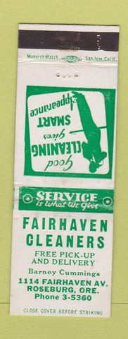 Matchbook Cover - Fairhaven Cleaners Roseburg IL WEAR